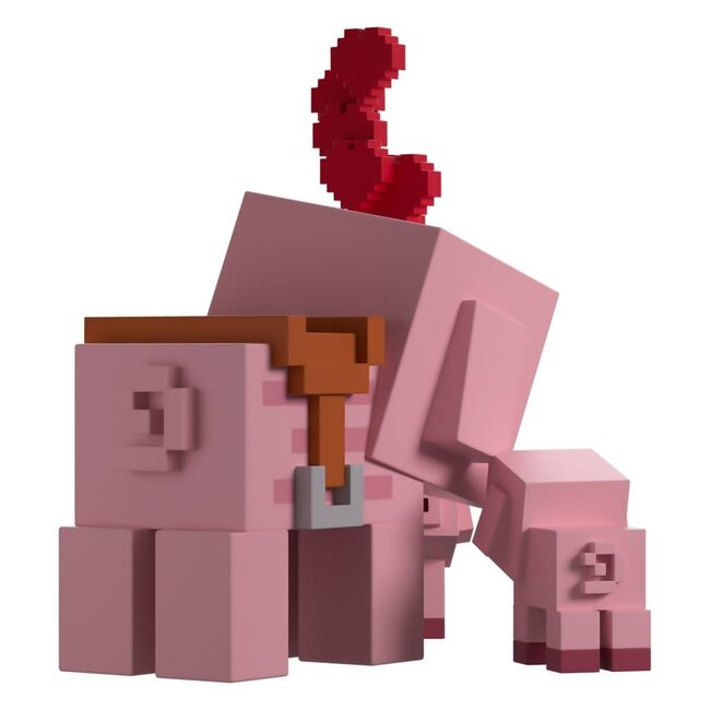 Minecraft Vinyl Figure Pig Family 8 cm