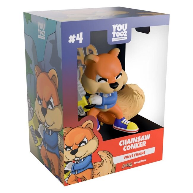 Conker’s Bad Fur Day Vinyl Figure Chainsaw Conker 8 cm