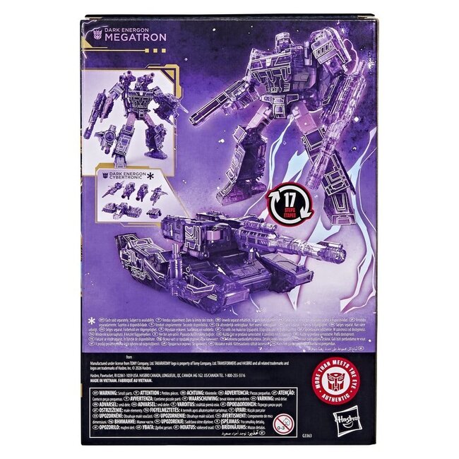 Transformers Age of the Primes Voyager-Klasse Actionfigur Dark Energon Megatron 17 cm