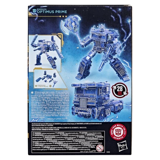 Transformers Age of the Primes Voyager Class Actionfigur Energon Optimus Prime 17 cm