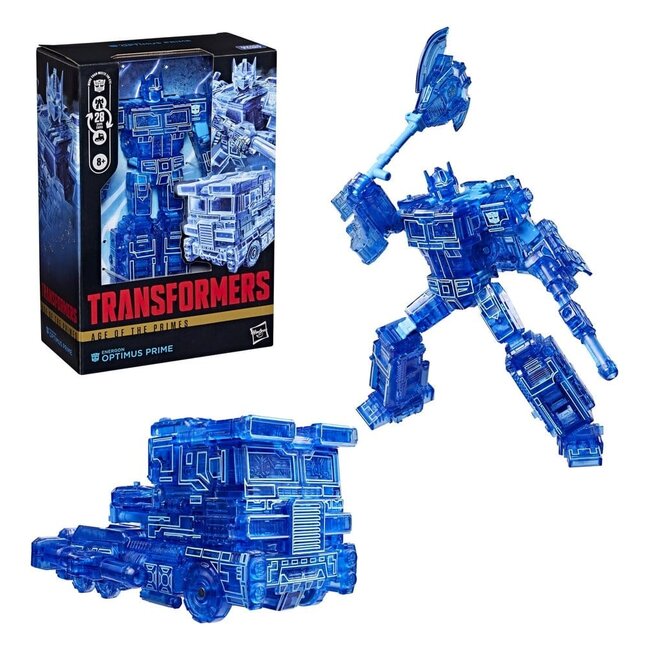 Transformers Age of the Primes Voyager Class Actionfigur Energon Optimus Prime 17 cm