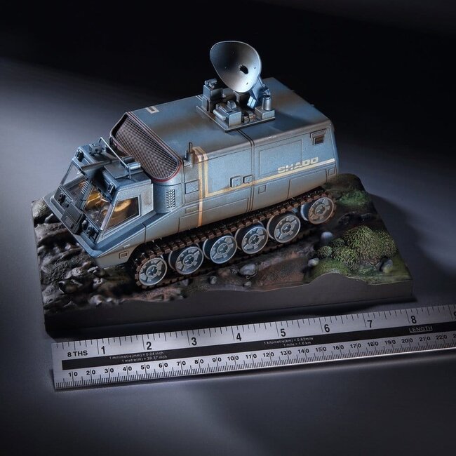 UFO-Druckgussmodell SHADO Mobile (mit Radar) 17 cm