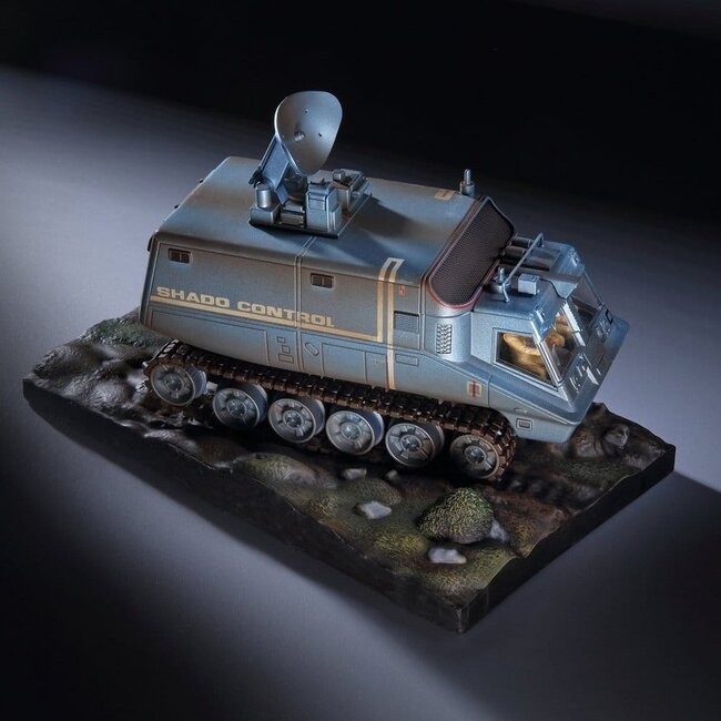 UFO-Druckgussmodell SHADO Mobile (mit Radar) 17 cm