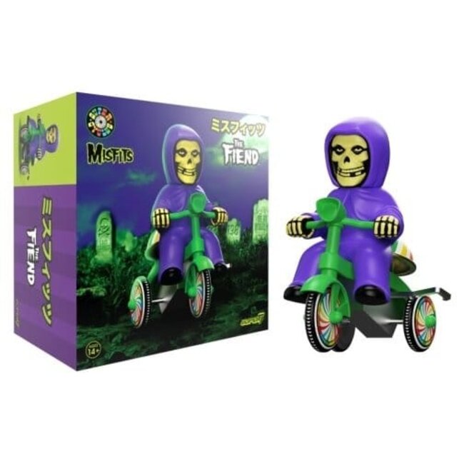 Misfits Super Cycles Vehicle Fiend (Purple w/ Green Trike)