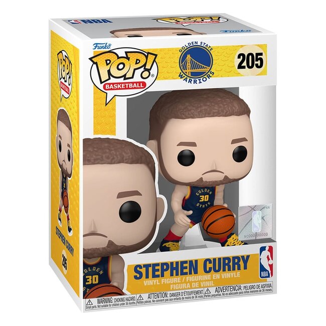 NBA Legends POP! Sports Vinylfigur Warriors - Stephen Curry (CE 24) 9 cm