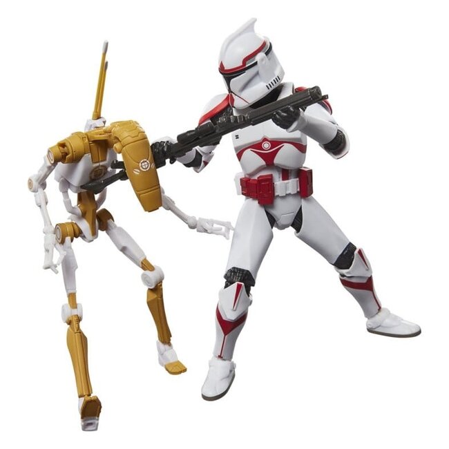 Star Wars: Battlefront II Black Series Actionfiguren-Doppelpack Phase I Assault Trooper & Battle Droid Officer 15 cm