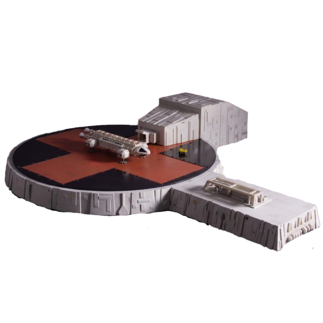 Space 1999 Spielset Landeplattform (mit Adlertransporter) 46 cm