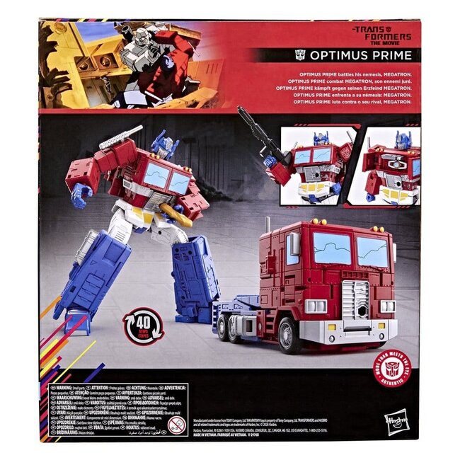 The Transformers: The Movie Studio Series Leader Class Action Figure MTMTE Collection: Optimus Prime 18 cm