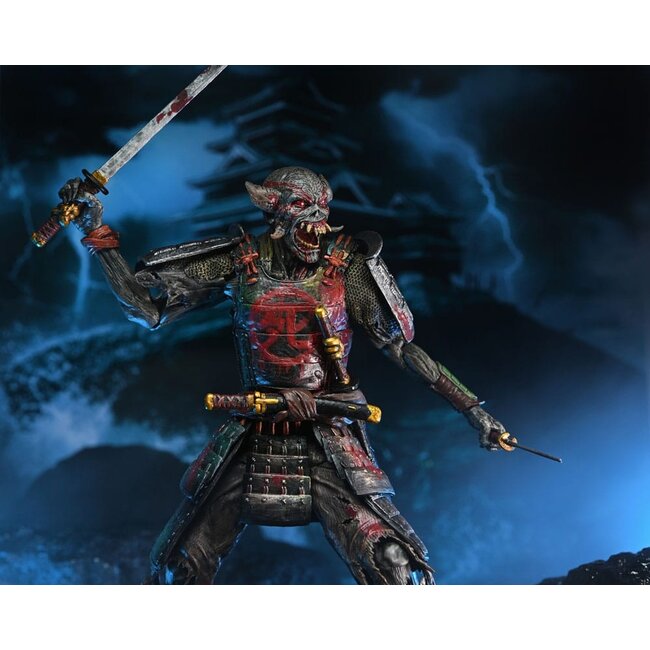 Iron Maiden Future Past World Tour Ultimate Action Figures 2-Pack Senjutsu Eddie and Somewhere in Time Eddie 18 cm