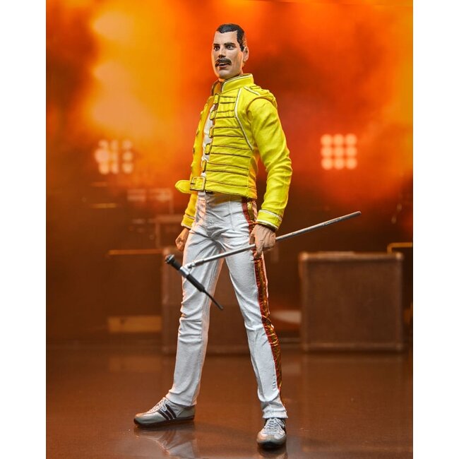 Freddie Mercury Actionfigur Freddie Mercury (Yellow Jacket) 18 cm