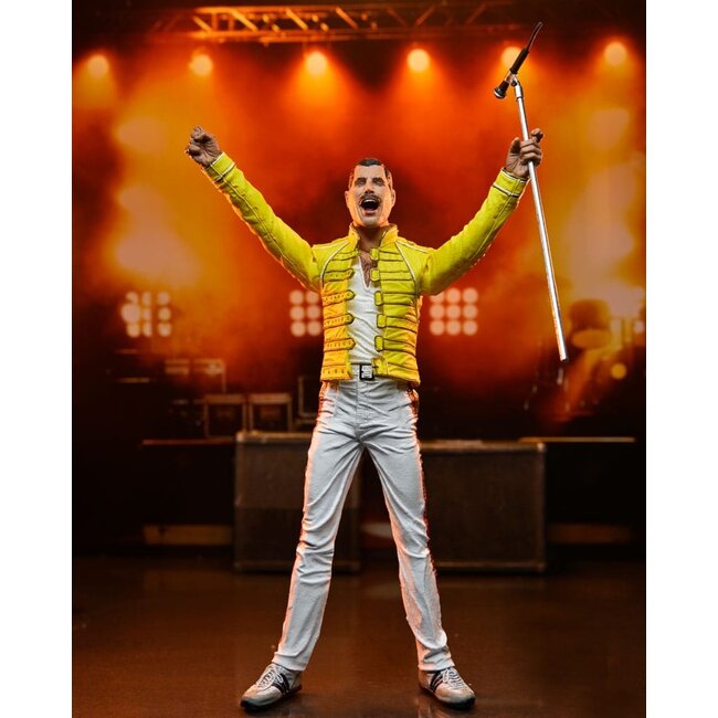 Freddie Mercury Actionfigur Freddie Mercury (Yellow Jacket) 18 cm
