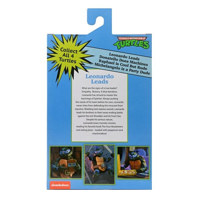 Teenage Mutant Ninja Turtles (Zeichentrickserie von 1987) Actionfigur Ultimate Leonardo (VHS) 18 cm