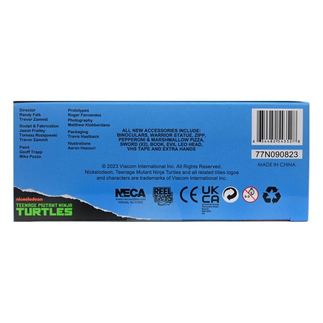 Teenage Mutant Ninja Turtles (Zeichentrickserie von 1987) Actionfigur Ultimate Leonardo (VHS) 18 cm