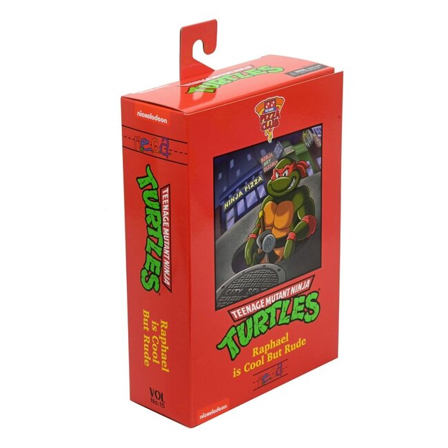 Teenage Mutant Ninja Turtles (Zeichentrickserie von 1987) Actionfigur Ultimate Raphael (VHS) 18 cm
