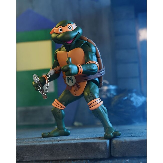Teenage Mutant Ninja Turtles (Zeichentrickserie von 1987) Actionfigur Ultimate Michelangelo (VHS) 18 cm