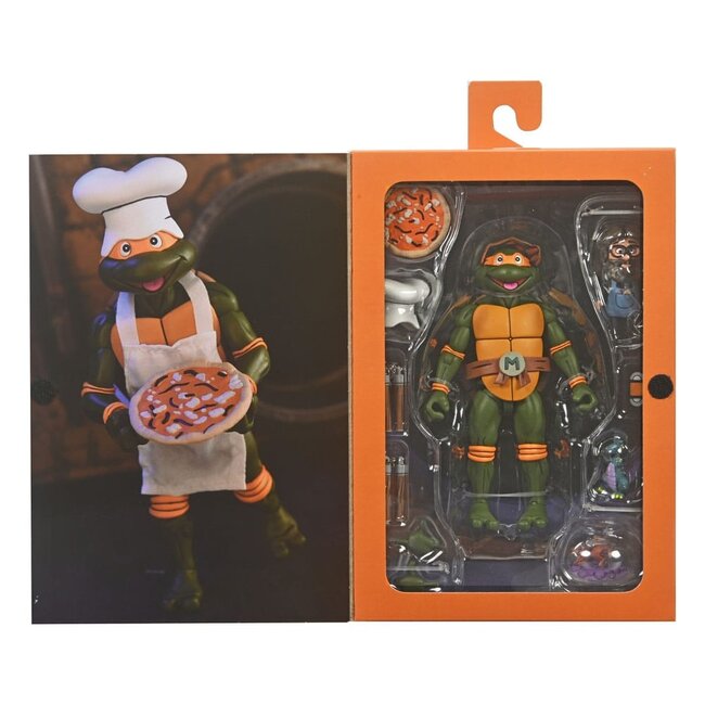 Teenage Mutant Ninja Turtles (Zeichentrickserie von 1987) Actionfigur Ultimate Michelangelo (VHS) 18 cm