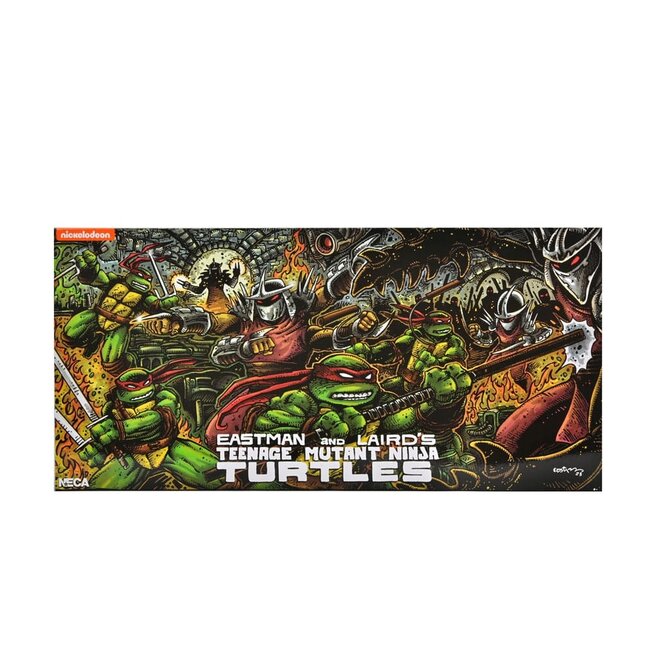 Teenage Mutant Ninja Turtles (Mirage Comics) 4er-Pack Actionfiguren Leonardo, Raphael, Michelangelo, Donatello 18 cm