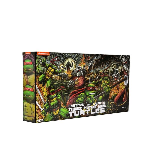 Teenage Mutant Ninja Turtles (Mirage Comics) 4-Pack Action Figures Leonardo, Raphael, Michelangelo, Donatello 18 cm