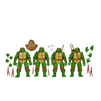 NECA Teenage Mutant Ninja Turtles (Mirage Comics) 4er-Pack Actionfiguren Leonardo, Raphael, Michelangelo, Donatello 18 cm
