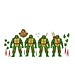 NECA Teenage Mutant Ninja Turtles (Mirage Comics) 4-Pack Action Figures Leonardo, Raphael, Michelangelo, Donatello 18 cm