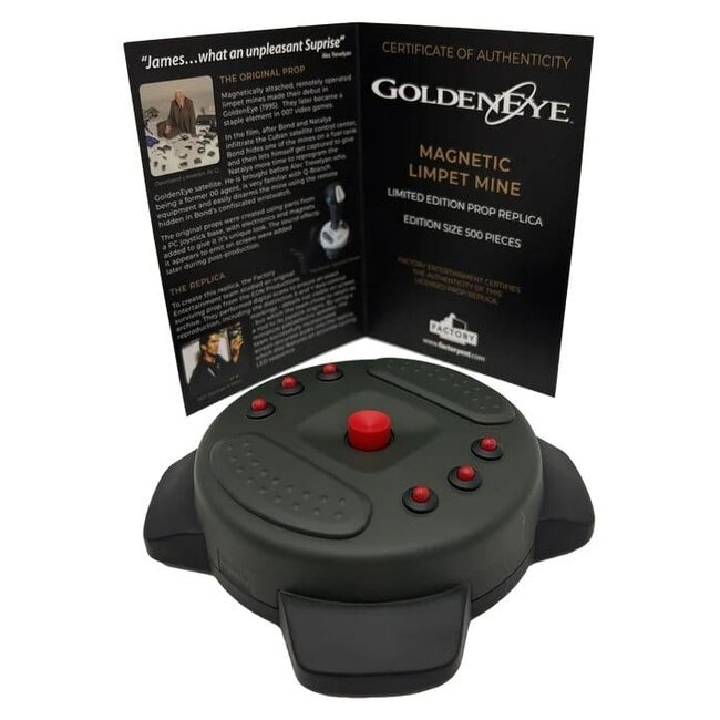 James Bond Prop Replica 1/1 GoldenEye Magnetic Limpet Mine 33 cm Limited Edition