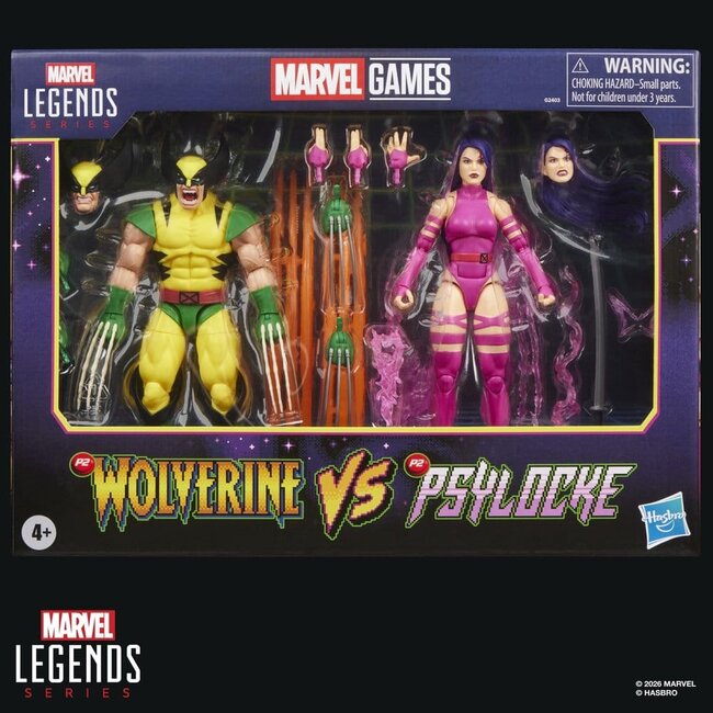 Marvel Games Marvel Legends Actionfiguren-Doppelpack Wolverine & Psylocke 15 cm