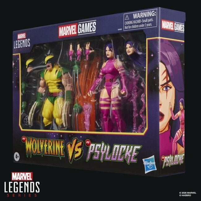Marvel Games Marvel Legends Actionfiguren-Doppelpack Wolverine & Psylocke 15 cm