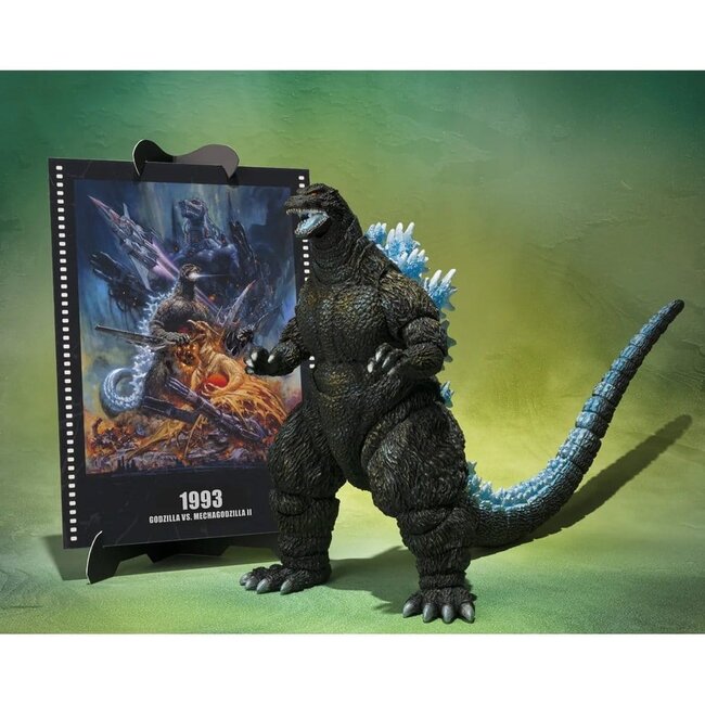 Godzilla SHMonsterArts Actionfigur Godzilla (Godzilla vs. Mechagodzilla II Poster Coloring Ver.) -Movie Graphic Plus- 16 cm