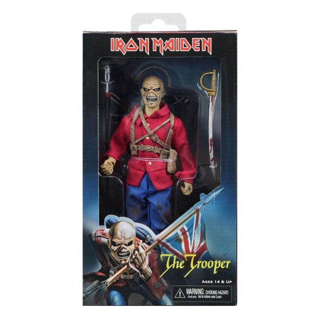 Iron Maiden Figur mit Stoffkleidung, Iron Maiden Trooper, 20 cm