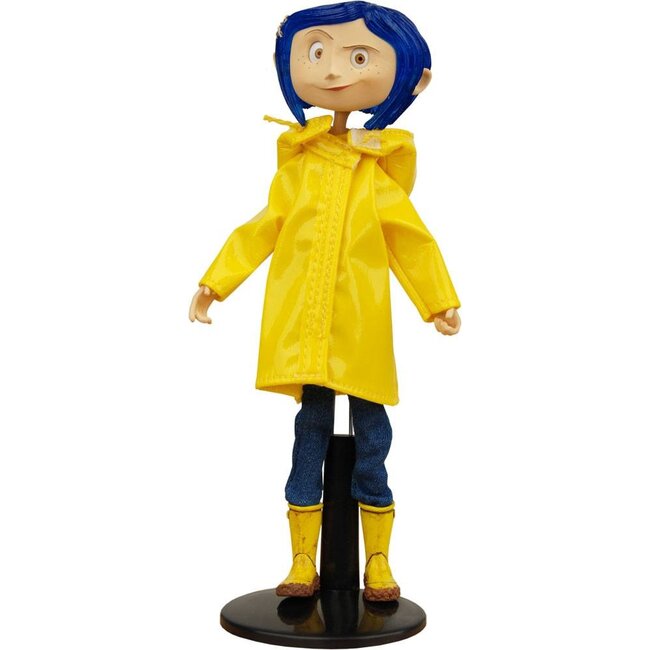 Coraline Biegsame Modepuppe Regenmantel & Stiefel