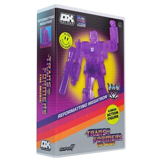 Super7 Transformers Deluxe Actionfigur Welle 02 Megatron formatiert (VHS, Der Film)