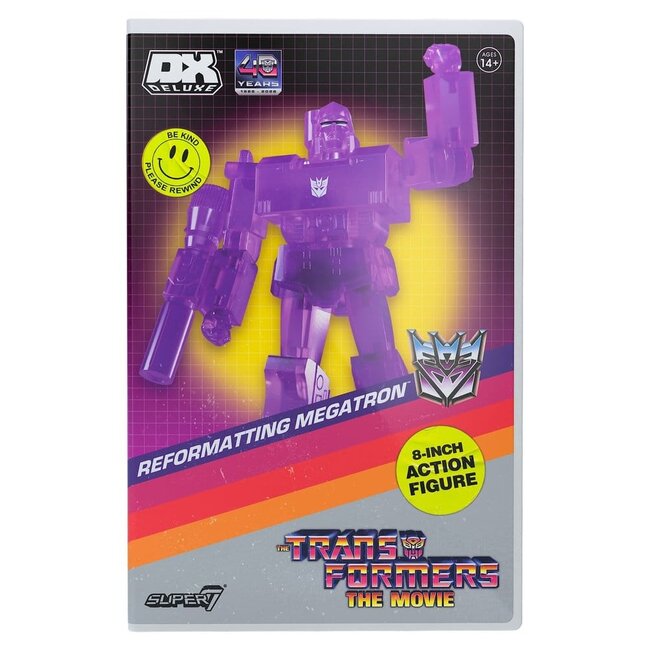 Transformers Deluxe Action Figure Wave 02 Reformatting Megatron (VHS, The Movie)