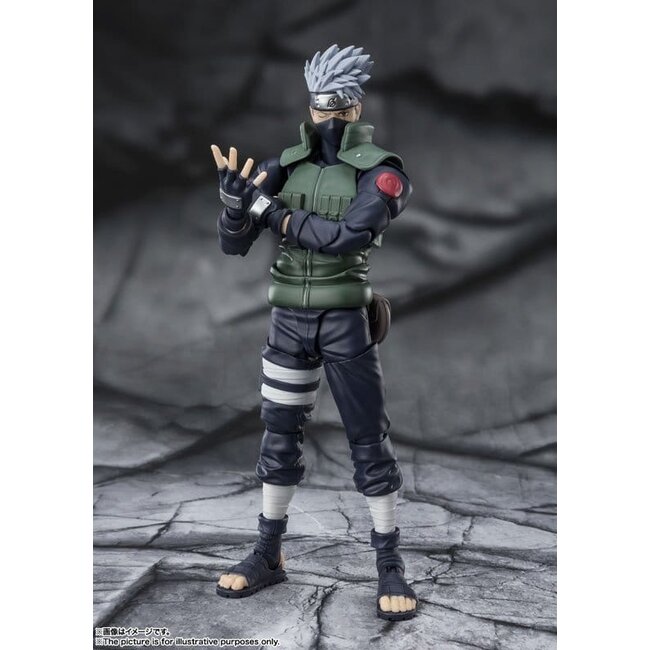 Naruto SHFiguarts Actionfigur Kakashi Hatake – Der berühmte Sharingan-Held – 16 cm