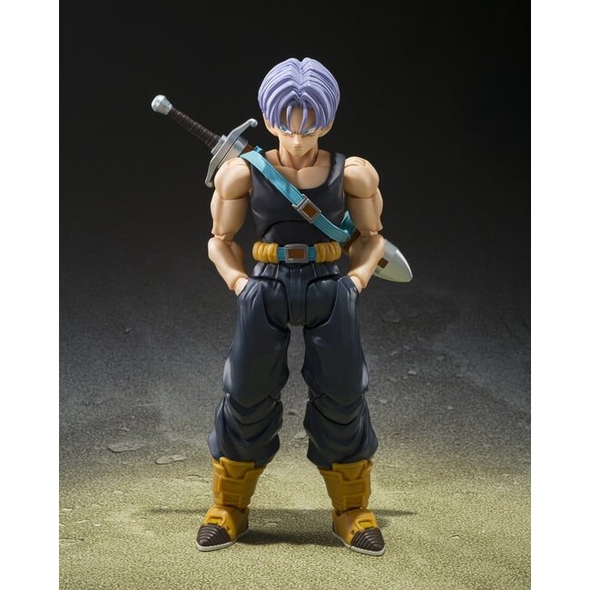 Dragon Ball Z SHFiguarts Actionfigur Trunks<Z-Fighters> Gruppenbasis Ver.B Limitierte Auflage 14 cm