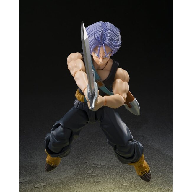 Dragon Ball Z SHFiguarts Actionfigur Trunks<Z-Fighters> Gruppenbasis Ver.B Limitierte Auflage 14 cm