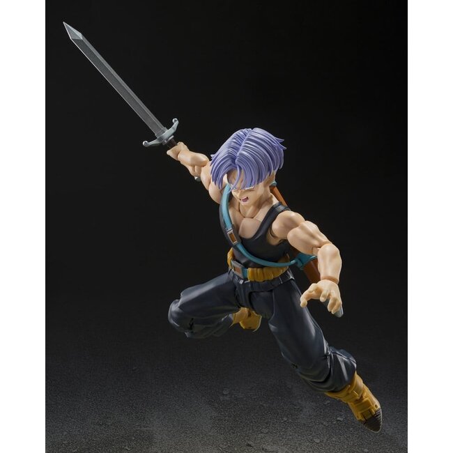 Dragon Ball Z SHFiguarts Actionfigur Trunks<Z-Fighters> Gruppenbasis Ver.B Limitierte Auflage 14 cm