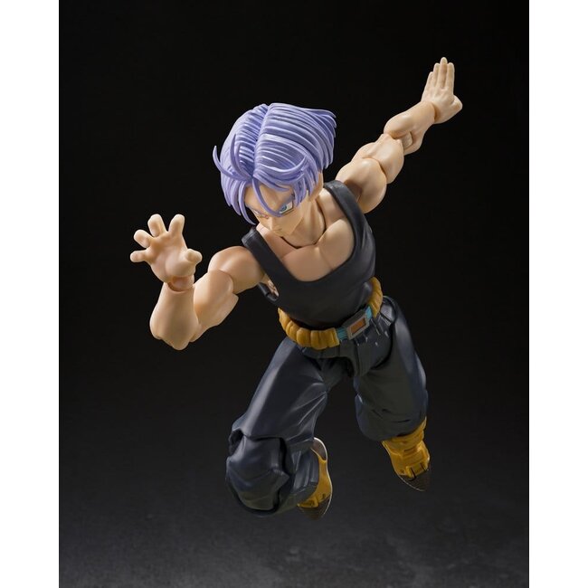 Dragon Ball Z SHFiguarts Actionfigur Trunks<Z-Fighters> Gruppenbasis Ver.B Limitierte Auflage 14 cm