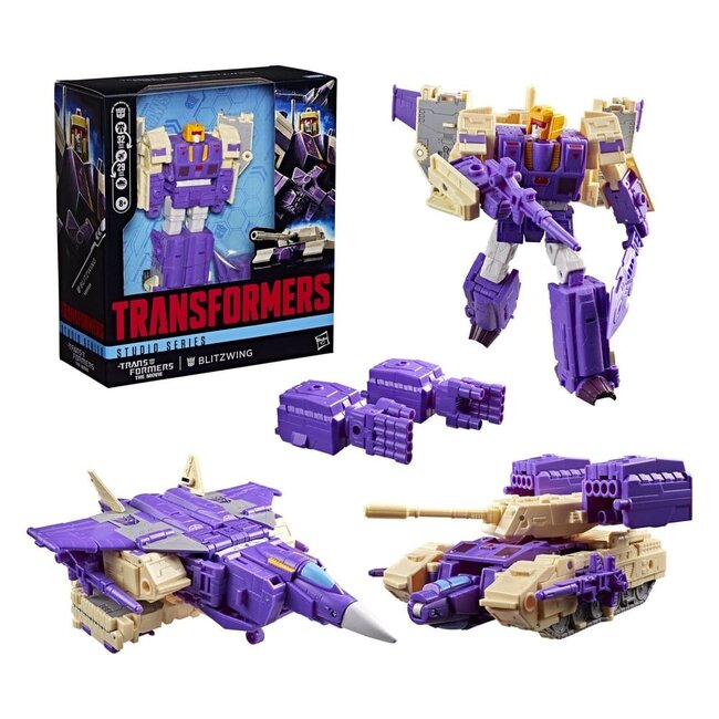 The Transformers: The Movie Studio Series Leader Class Action Figure Blitzwing 18 cm