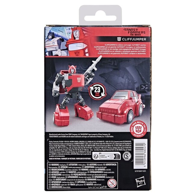 The Transformers: The Movie Studio Series Deluxe Class Action Figure Cliffjumper 10 cm
