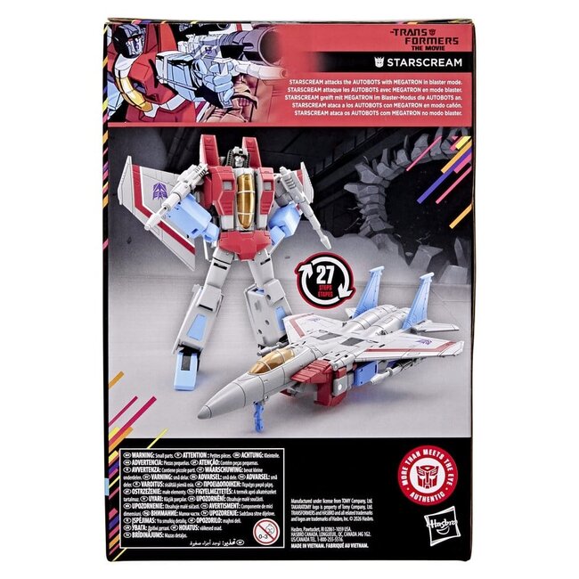 Transformers: The Movie Studio Series Voyager Class Actionfigur Starscream 17 cm