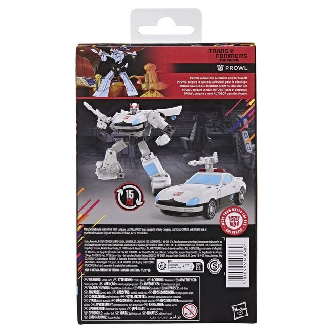 Transformers: The Movie Studio Series Deluxe-Actionfigur Prowl, 13 cm