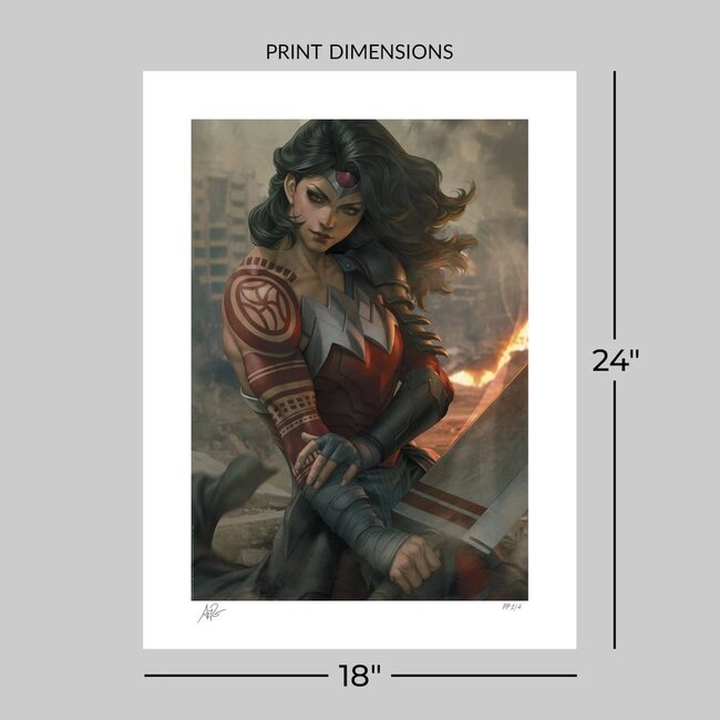 DC Comics Kunstdruck Absolute Wonder Woman 46 x 61 cm - ungerahmt