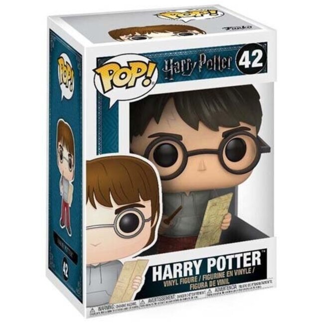 Harry Potter POP! Movies Vinylfigur Harry Potter mit Karte des Rumtreibers, 9 cm
