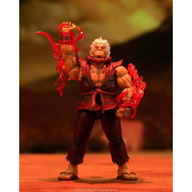 Ultra Street Fighter II: The Final Challengers Action Figure 1/12 Akuma Deluxe 15 cm