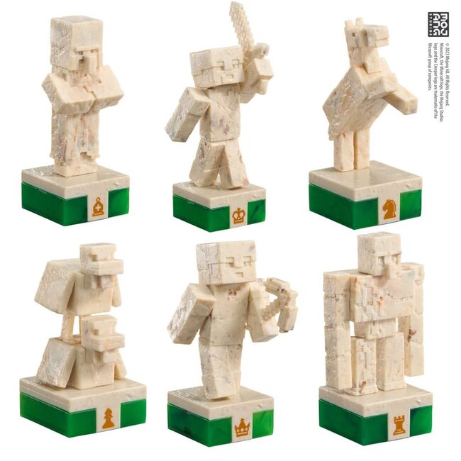 Minecraft Schachset: Oberwelthelden gegen feindliche Mobs