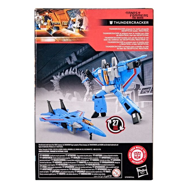 Transformers: The Movie Studio Series Voyager Class Actionfigur Thundercracker 16 cm