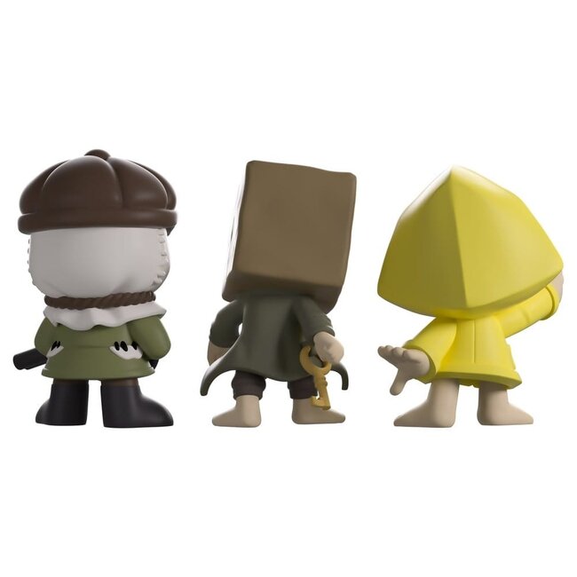 Little Nightmares II Minitooz 3-Pack Mono, Six & Hunter 7 cm