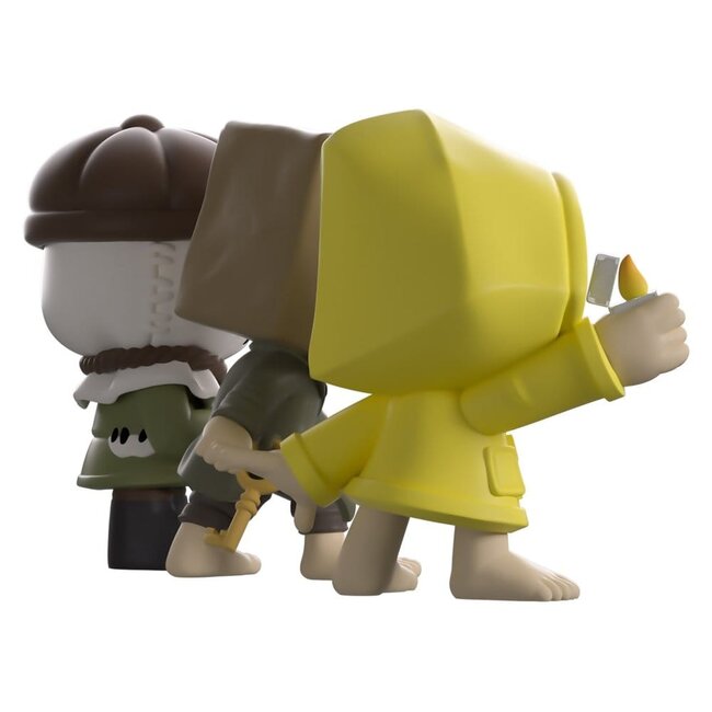 Little Nightmares II Minitooz 3-Pack Mono, Six & Hunter 7 cm