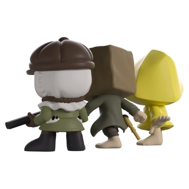Little Nightmares II Minitooz 3-Pack Mono, Six & Hunter 7 cm