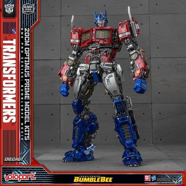 Transformers: Bumblebee AMK PRO Serie Plastikmodellbausatz Optimus Prime 20 cm